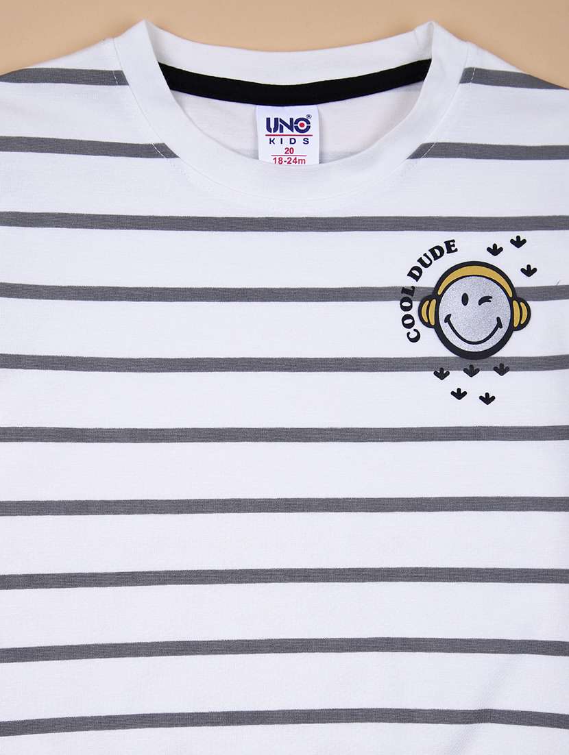 boys printed long sleeves t-shirt & jeans set - 21493088 -  Standard Image - 2