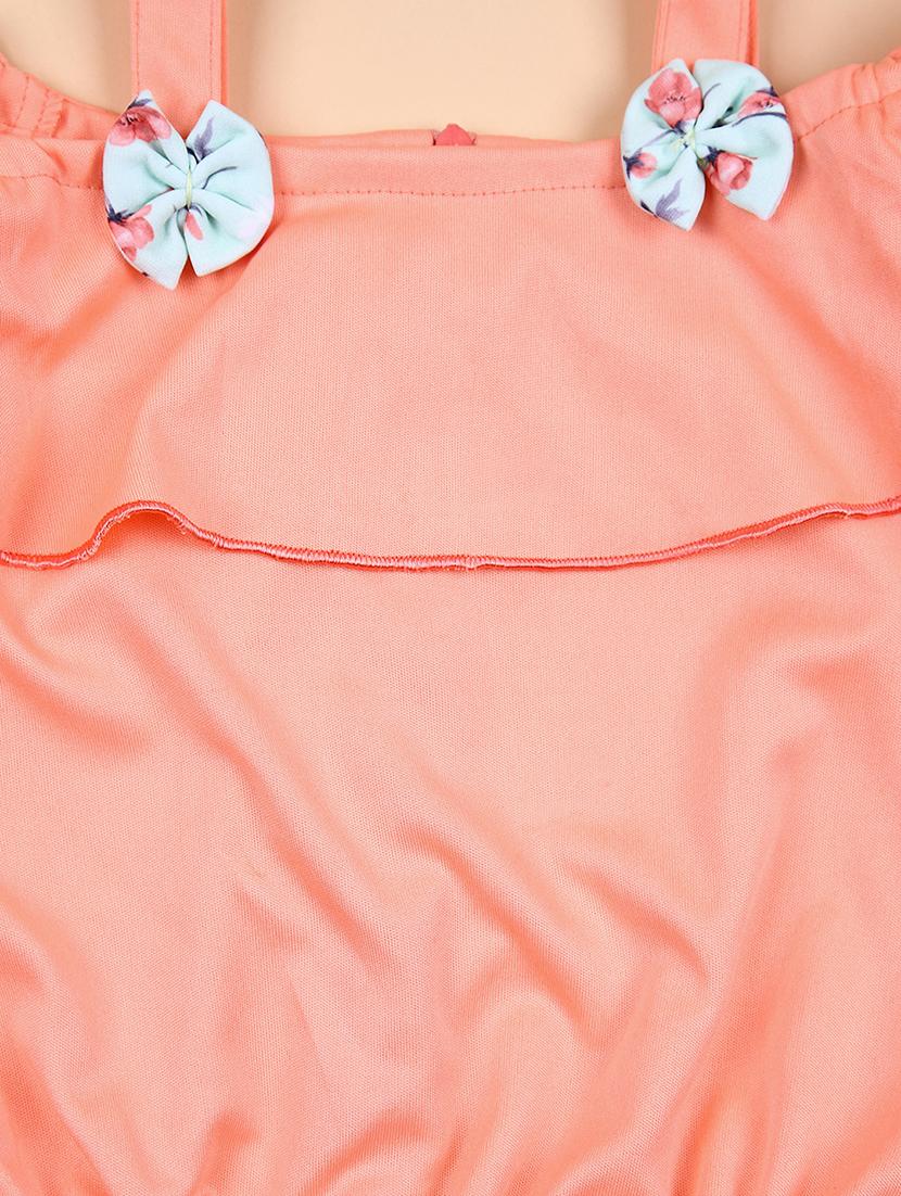 girls printed shorts sleeves skirt & top set - 21493244 - Standard Image - 2