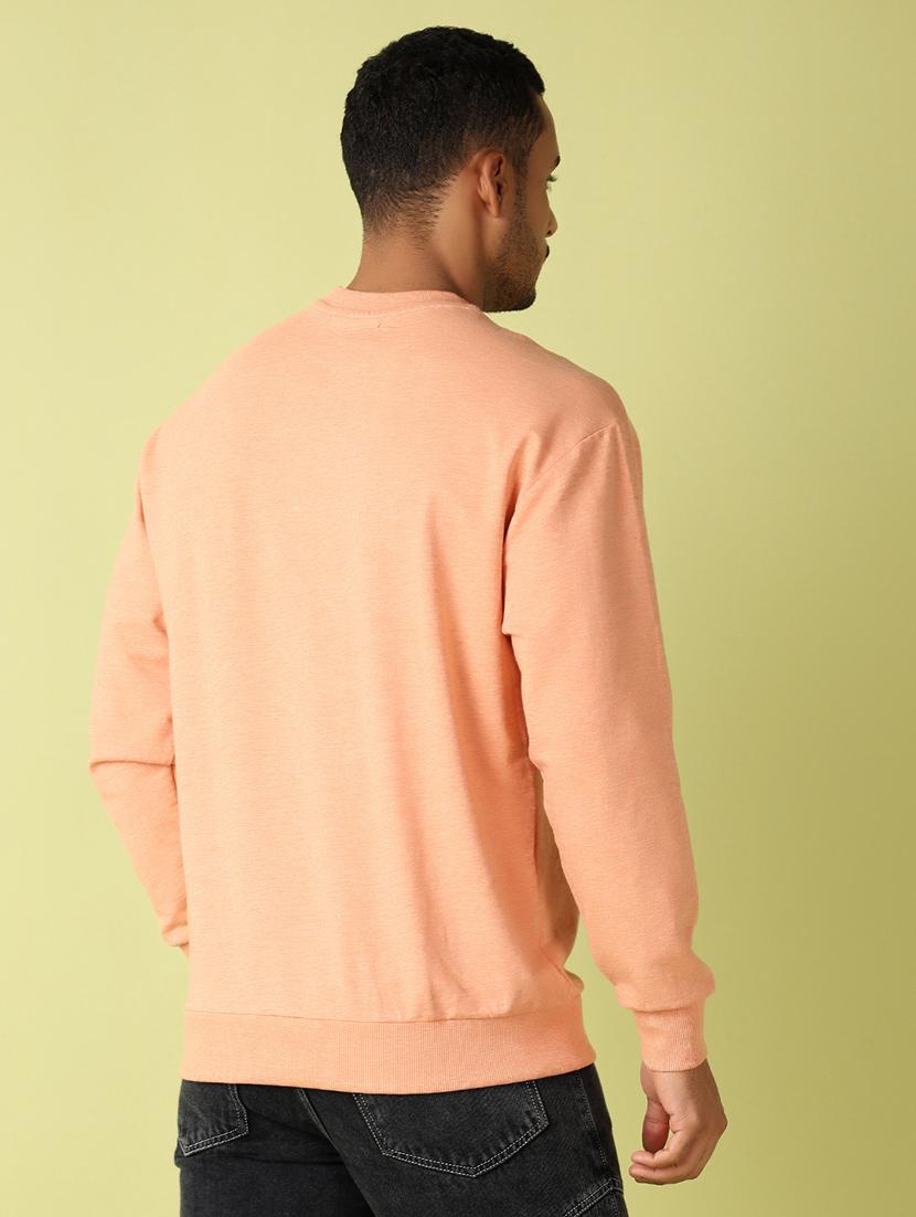 men long sleeve chest printed sweatshirt - 21493253 - Standard Image - 2