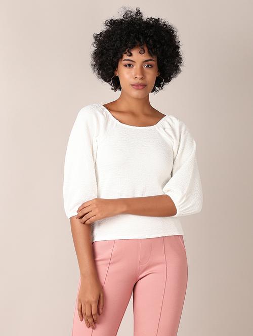 women solid round neck regular top - 21493523 -  Standard Image - 0