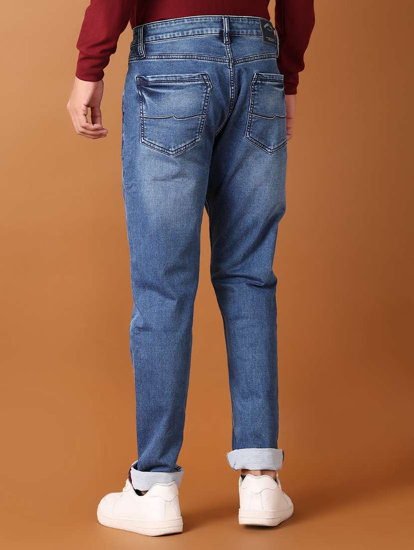 men solid slim fit jeans - 21493551 -  Standard Image - 2