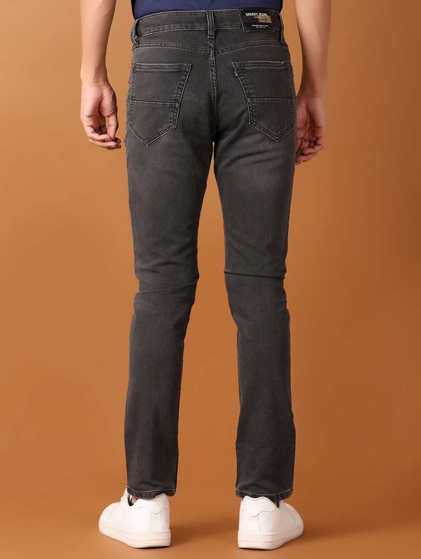 men solid slim fit jeans - 21493553 -  Standard Image - 2