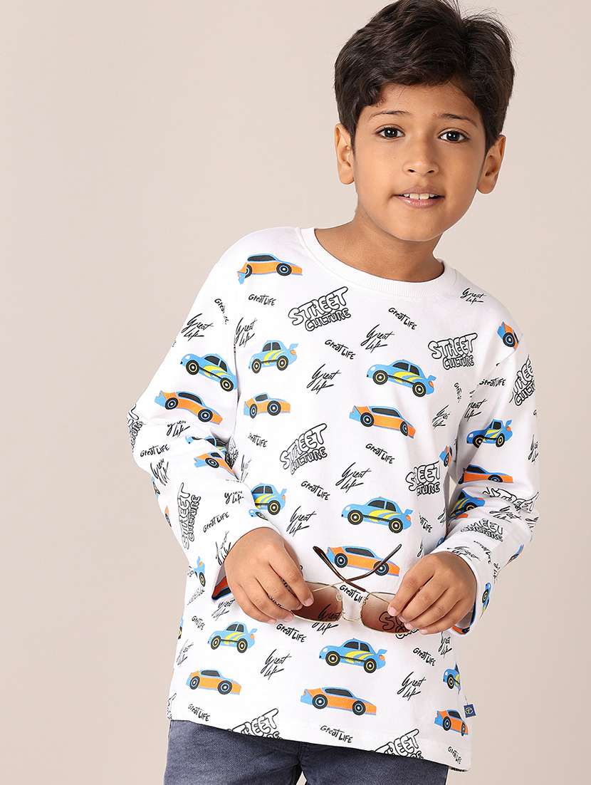 boys long sleeves printed t-shirt - 21493657 -  Standard Image - 2