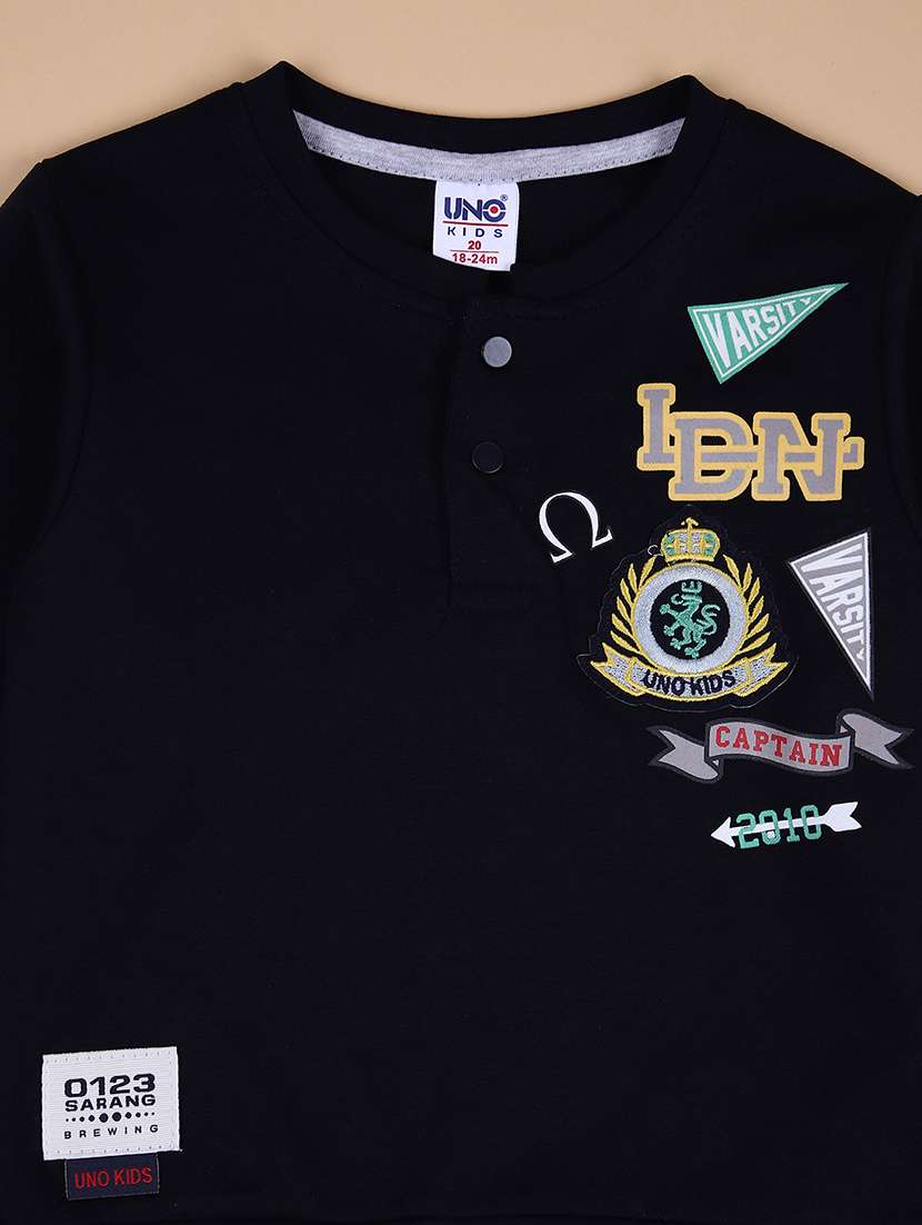 boys printed long sleeves full length set - 21493706 -  Standard Image - 2