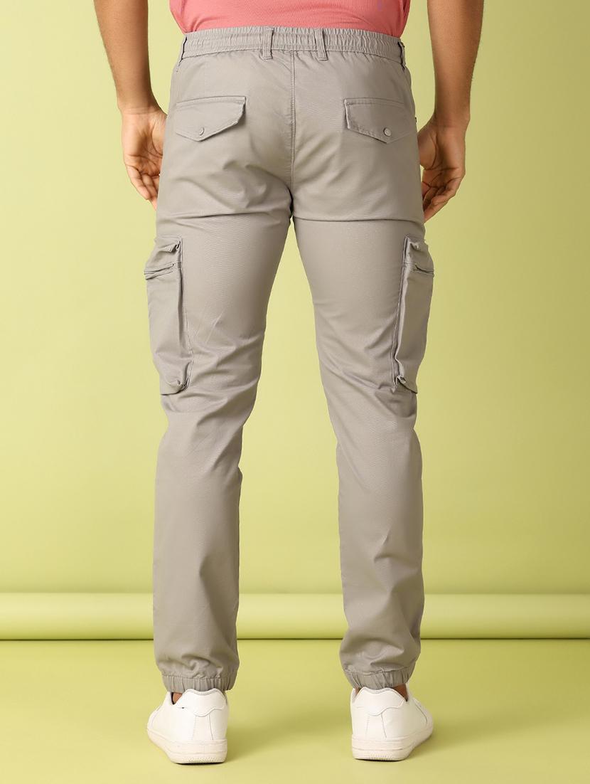 men solid regular fit cargo pant - 21493956 - Standard Image - 2