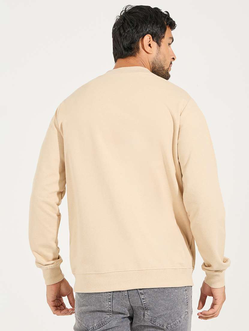 men cream solid casual jacket - 21494295 -  Standard Image - 2
