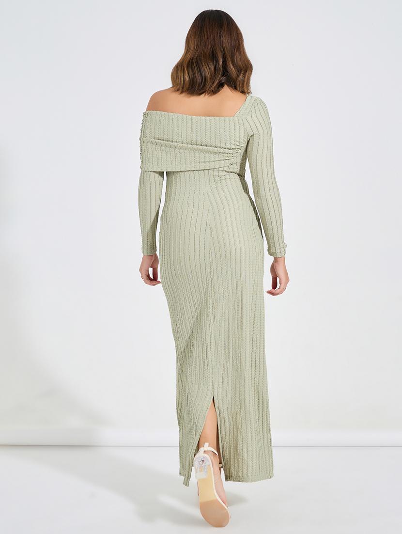 women green polyester sheath dress - 21494335 - Standard Image - 2