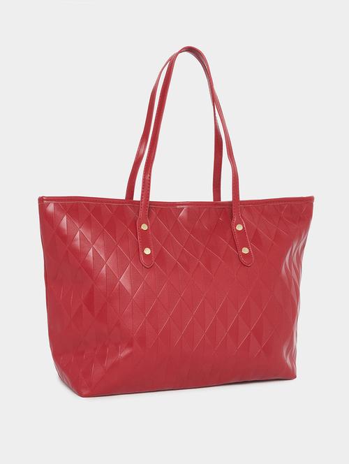 women red pu handbag - 21494354 -  Standard Image - 0