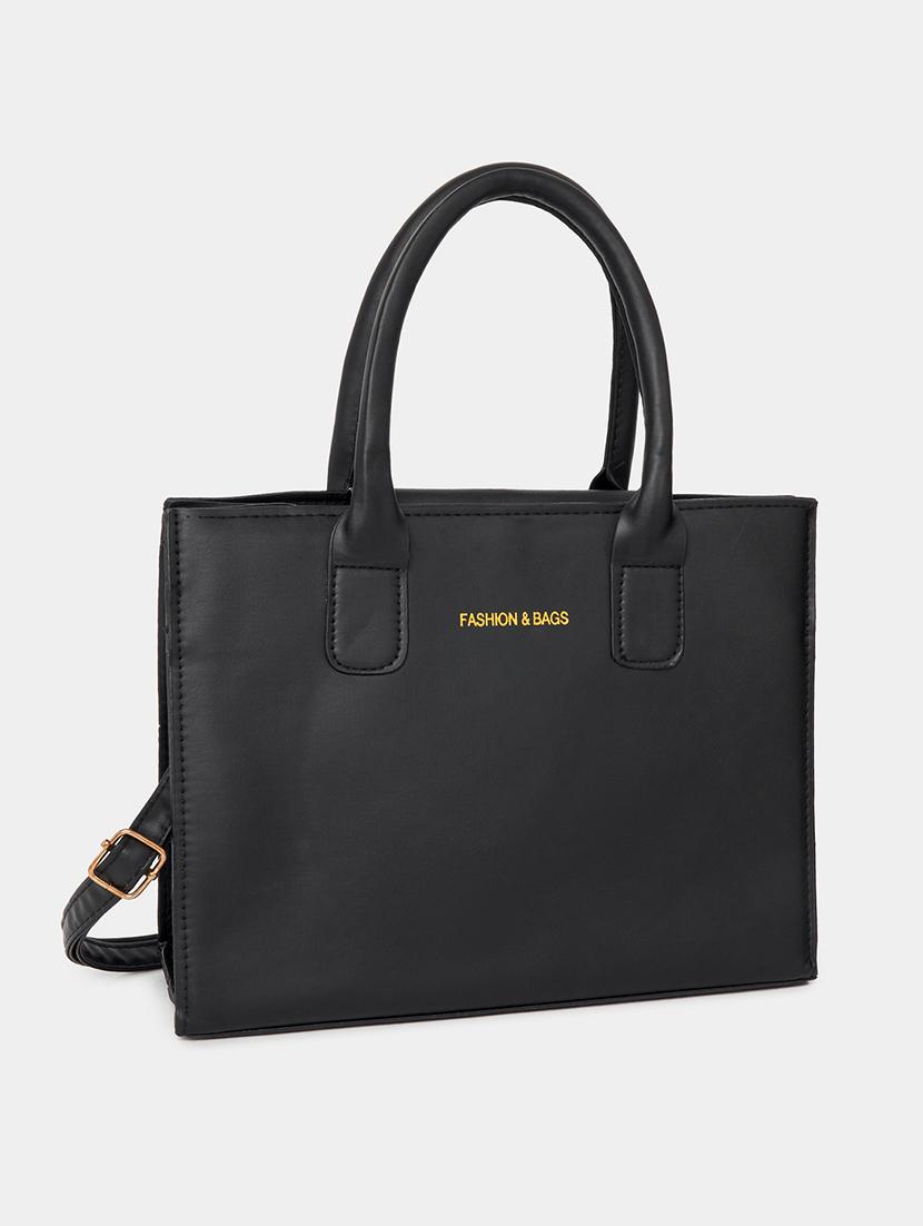 women black pu handbag - 21494356 -  Zoom Image - 0