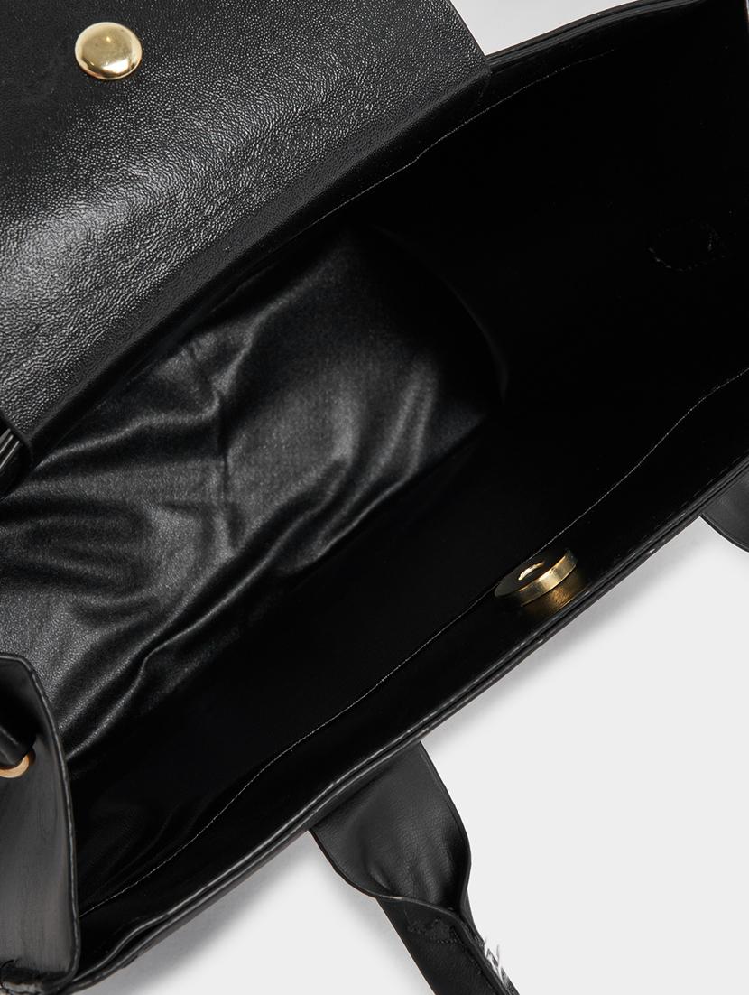 women black pu handbag - 21494356 - Standard Image - 2