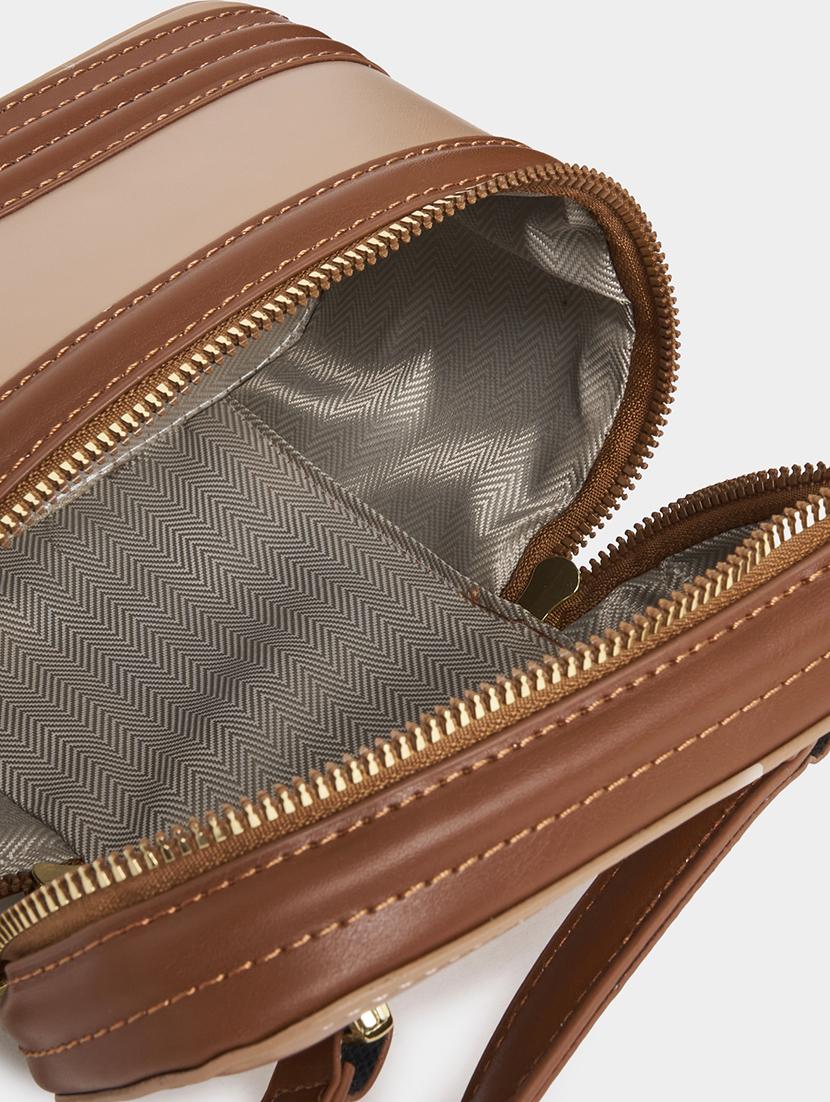 women brown pu handbag - 21494360 - Standard Image - 2