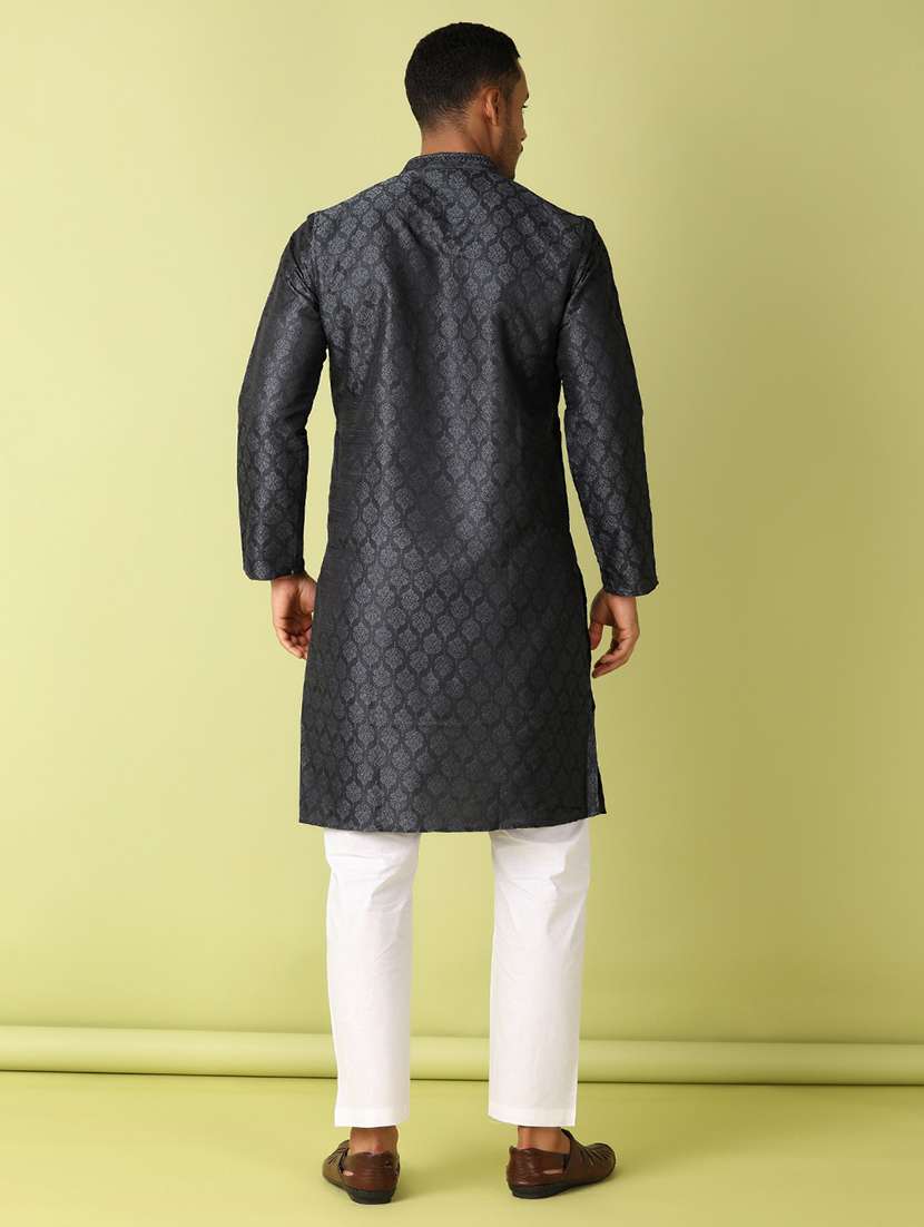 Men Printed Kurta Pyjama Ethnic Wear Set - 21494477 -  Standard Image - 2