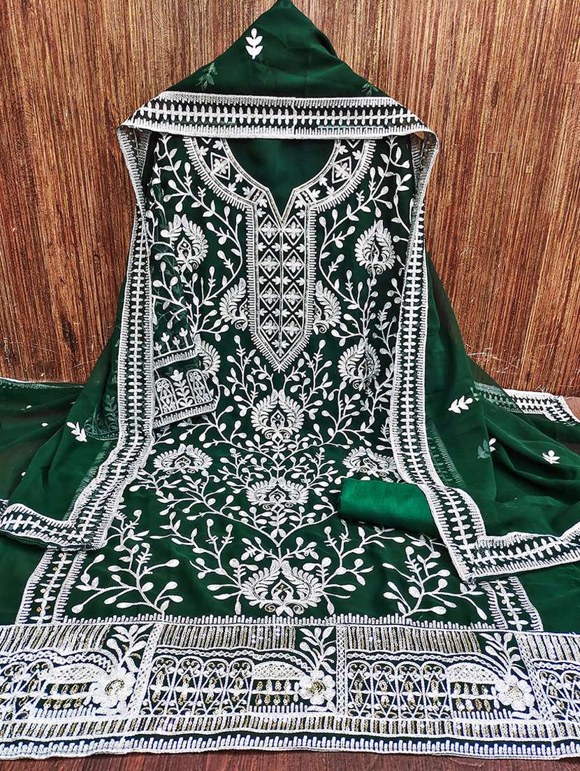 women embroidered unstitched suit set - 21494592 -  Standard Image - 2