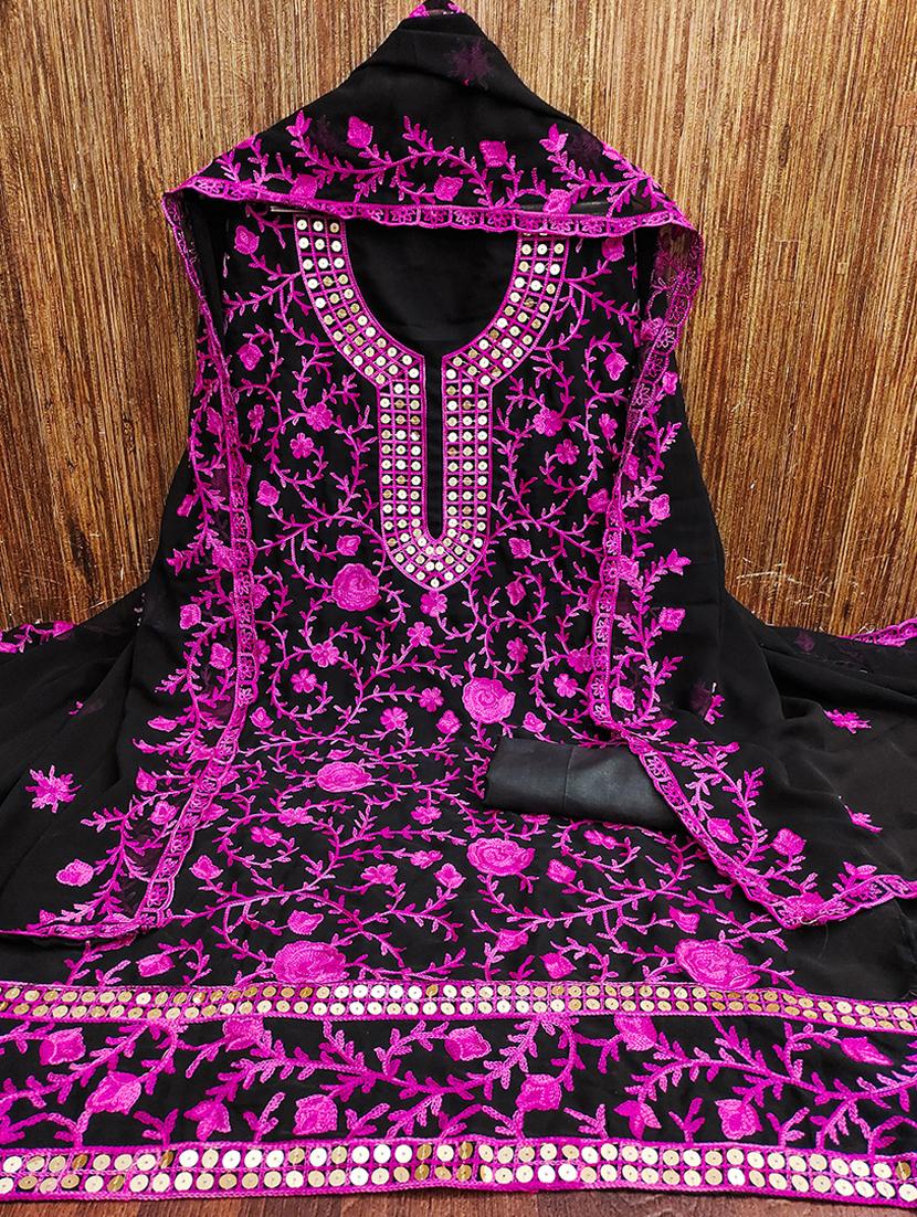 women embroidered unstitched suit set - 21494604 - Standard Image - 2