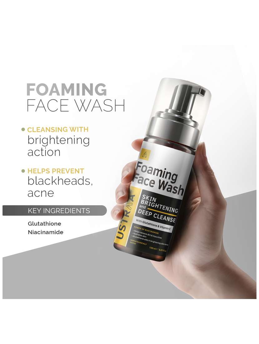 pack of 2 foaming face wash & de tan face scrub set - 21494650 - Standard Image - 2