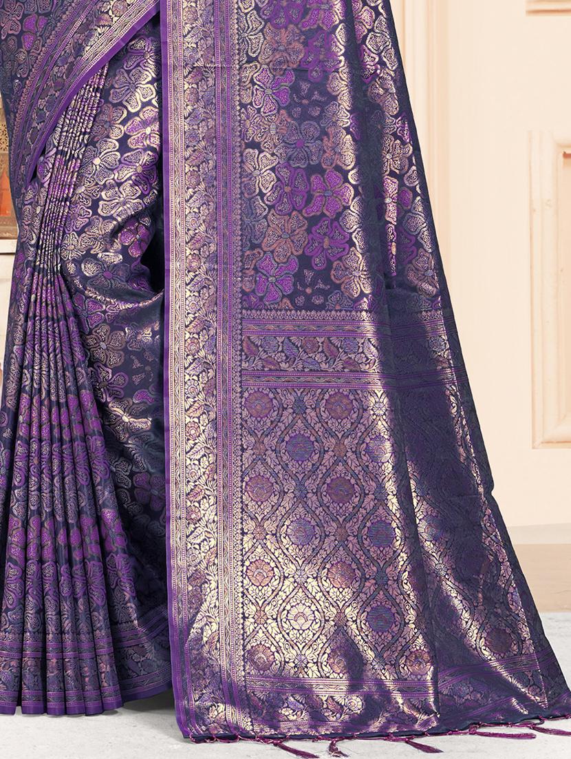 women self design banarasi saree with blouse - 21494714 - Standard Image - 2