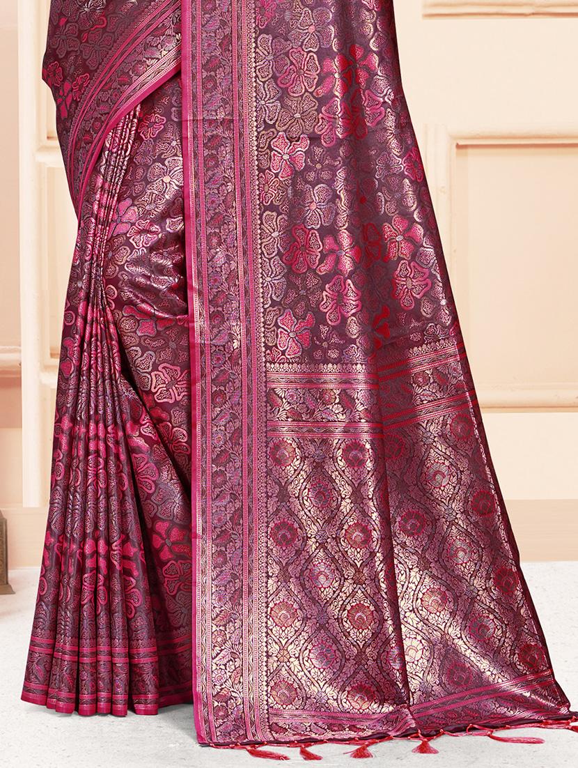 women self design banarasi saree with blouse - 21494715 - Standard Image - 2