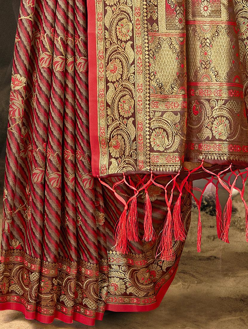 women self design banarasi saree with blouse - 21494718 - Standard Image - 2