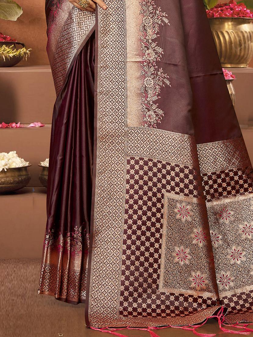 women self design banarasi saree with blouse - 21494733 - Standard Image - 2