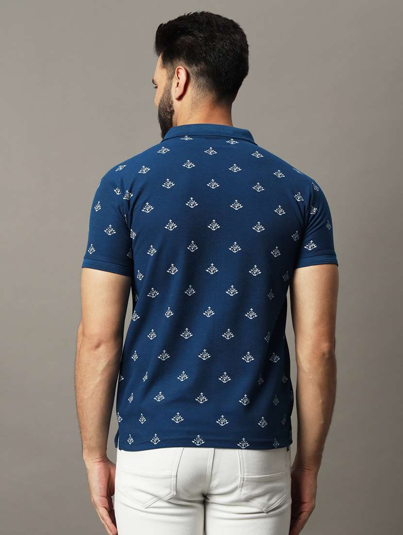 men printed polo t-shirt - 21494798 -  Standard Image - 2