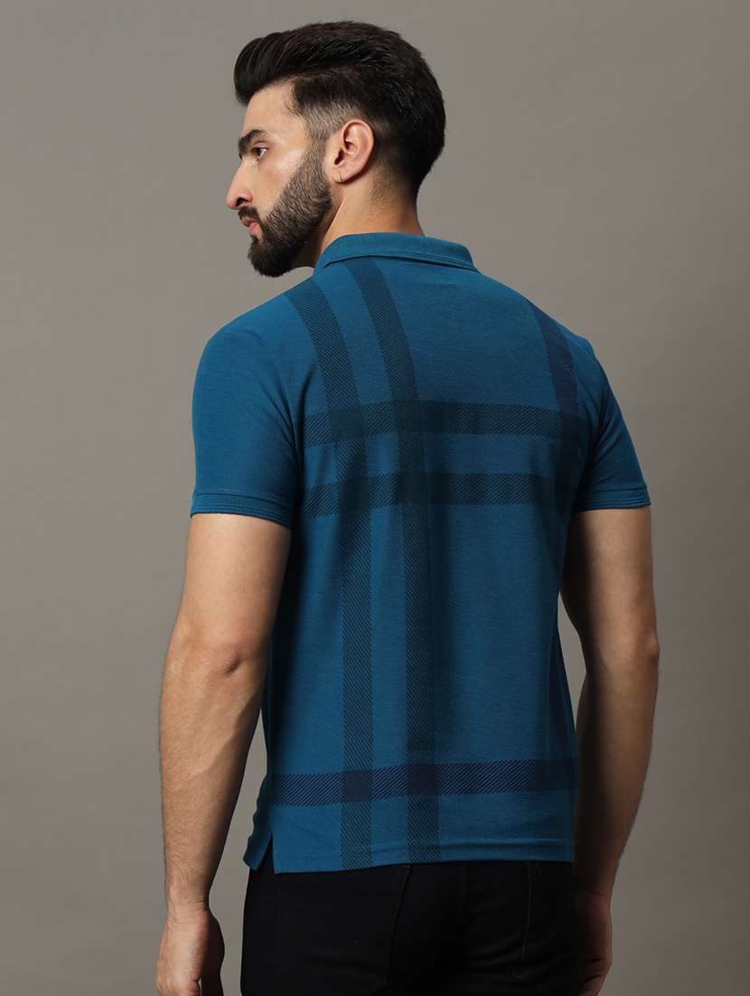 men checkered polo t-shirt - 21494826 -  Standard Image - 2