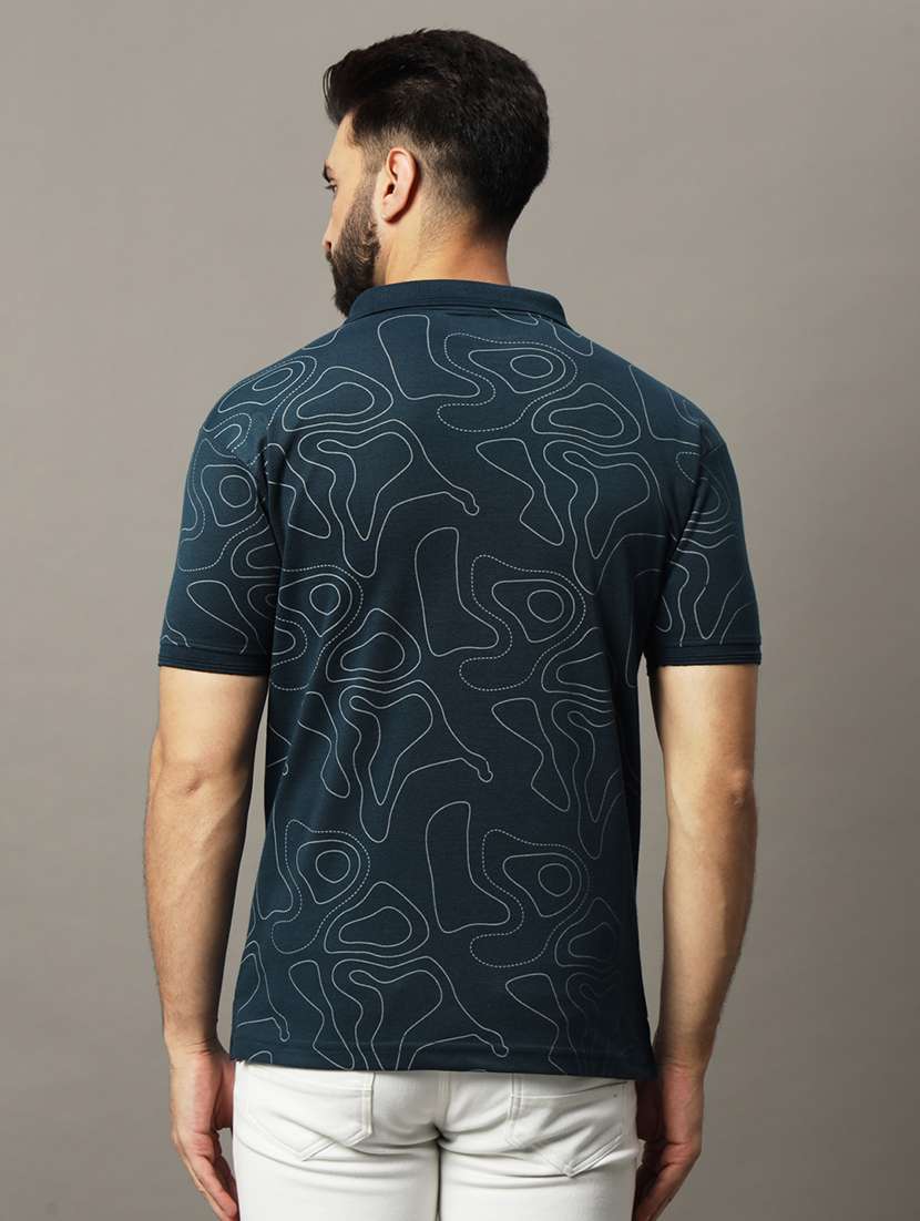 men printed polo t-shirt - 21494827 -  Standard Image - 2