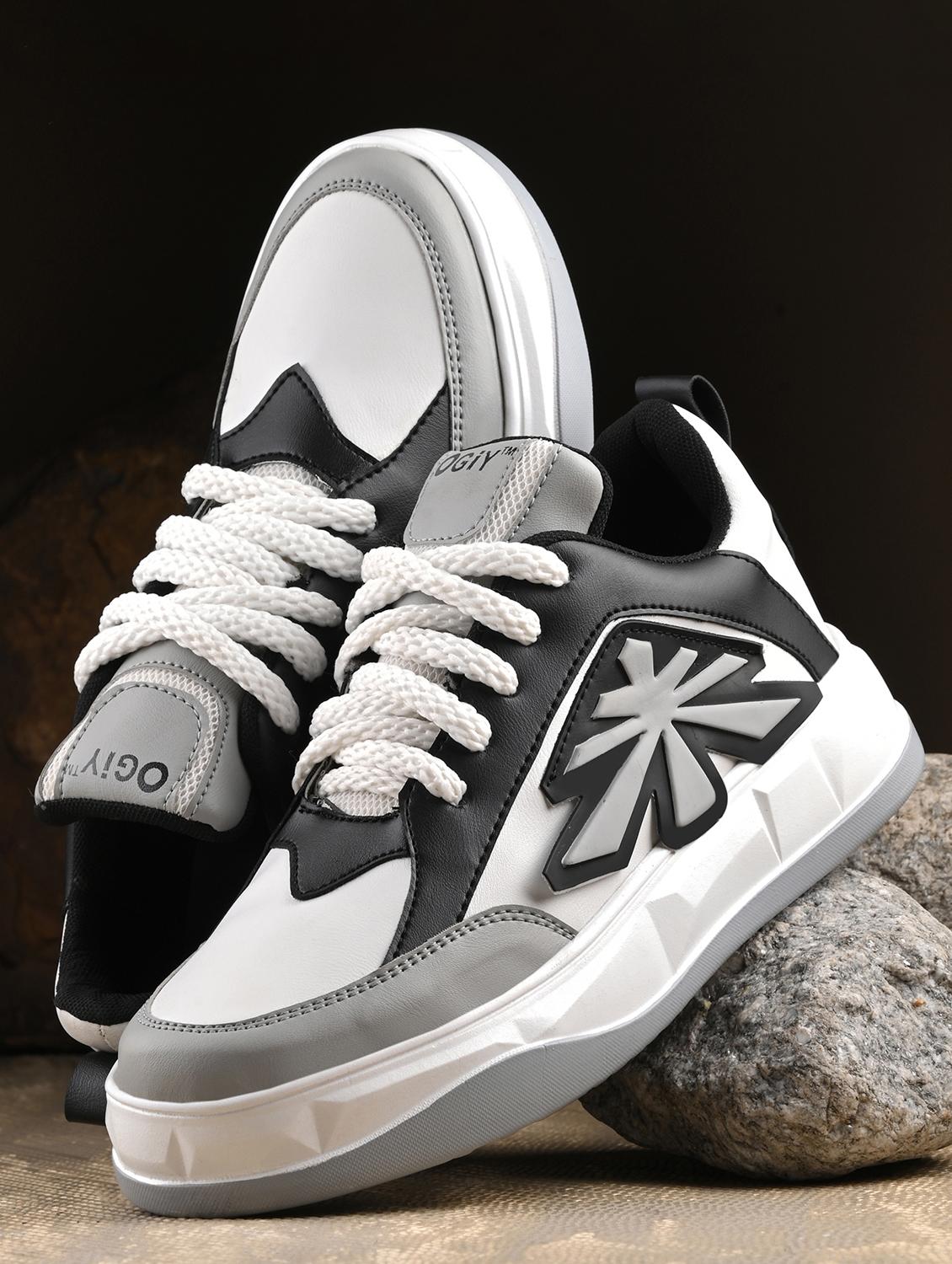 men color block lace up sneakers - 21494851 -  Zoom Image - 0