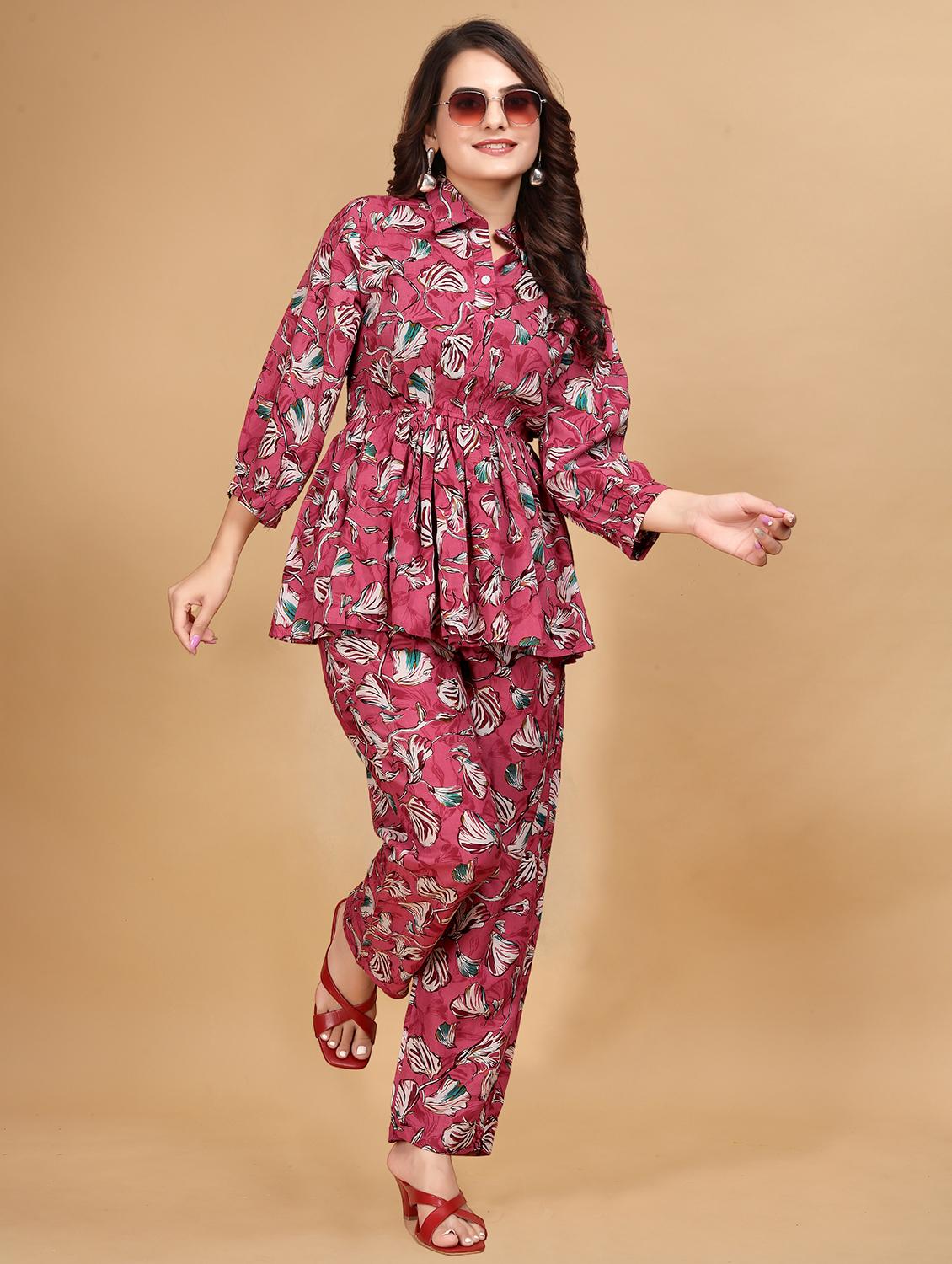 pink rayon coord set - 21495066 - Standard Image - 2