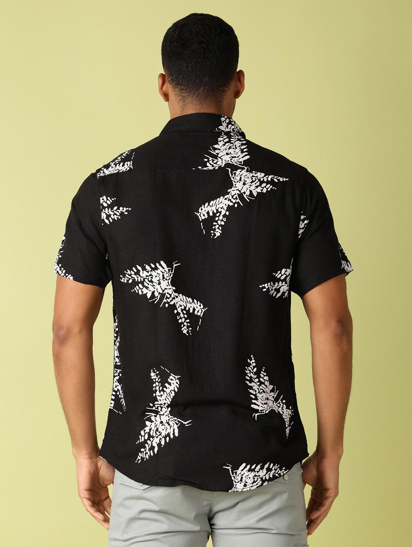 men collared printed casual shirt - 21495238 - Standard Image - 2