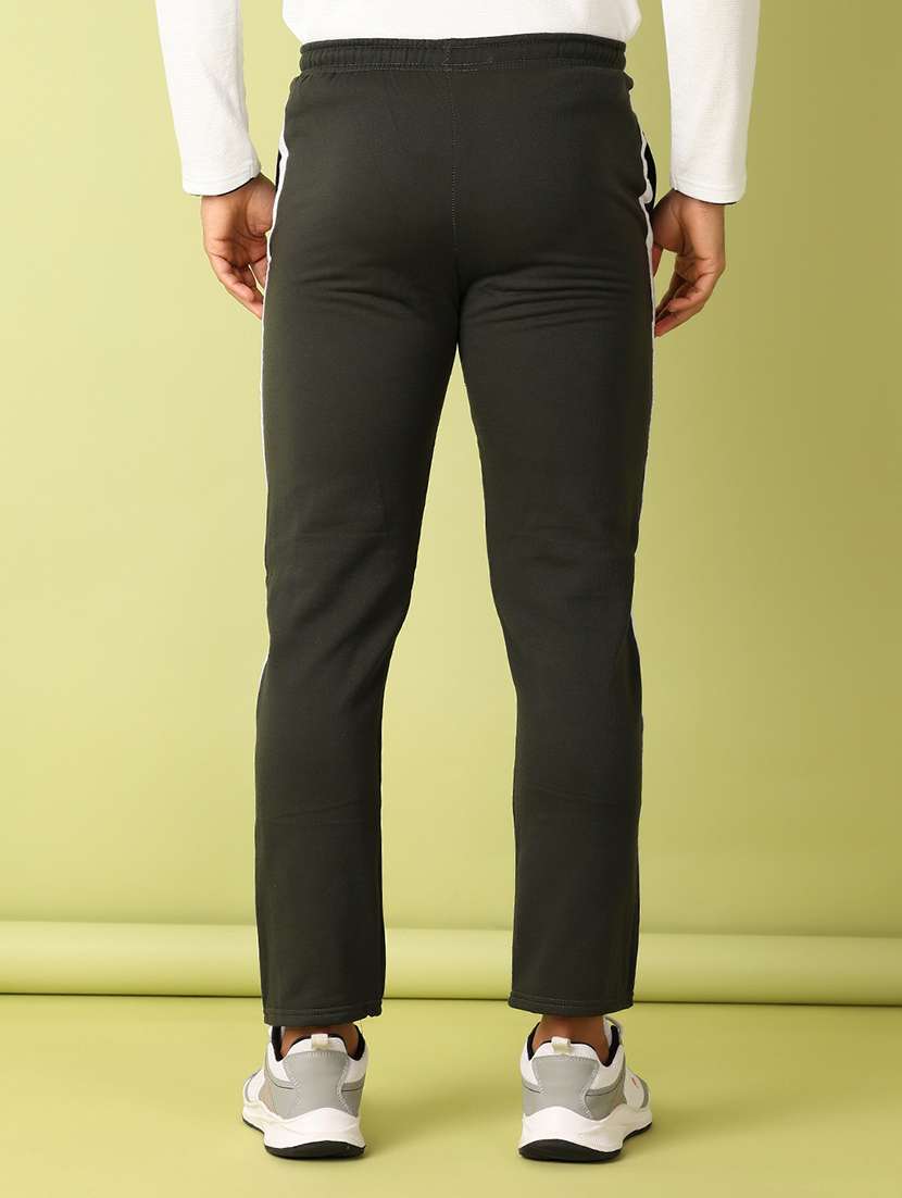 men side taped mid rise ankle length tack pant - 21495265 - Standard Image - 2