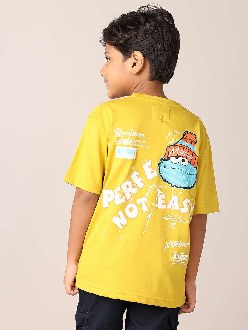 boys printed round neck t-shirt - 21495347 -  Standard Image - 2