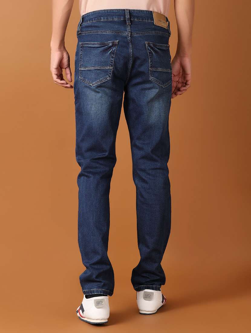 men solid slim fit jeans - 21495471 -  Standard Image - 2