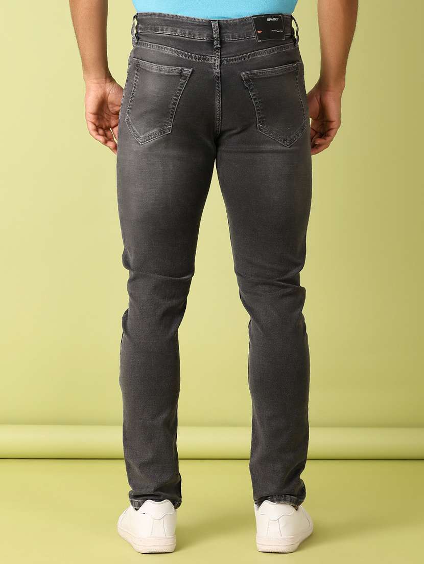 men solid skinny fit jeans - 21495609 -  Standard Image - 2