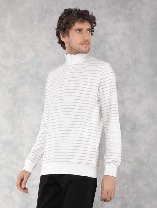 men striped long sleeve regualr fit sweatshirt - 21495964 -  Standard Image - 0