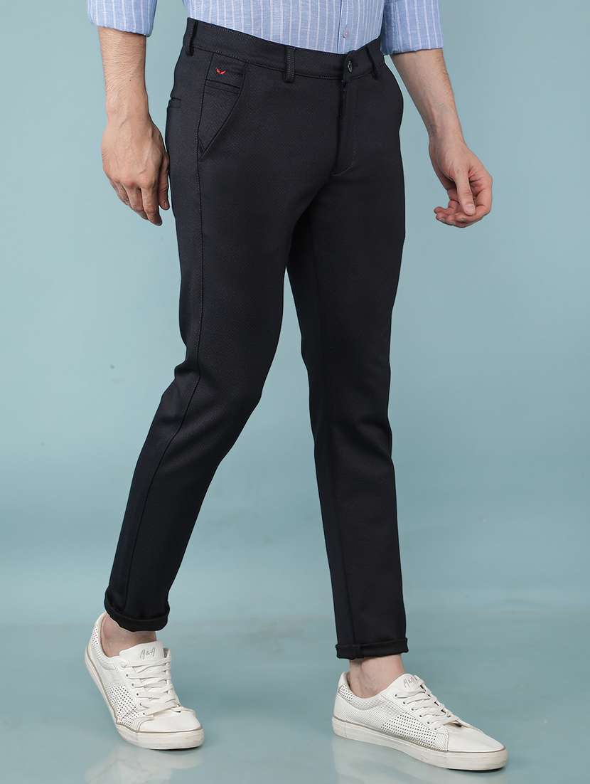 men mid rise solid chino trouser - 21495989 -  Standard Image - 2