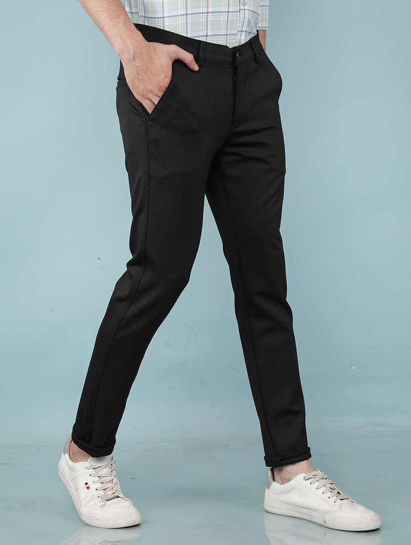 men mid rise solid chino trouser - 21495990 -  Standard Image - 2