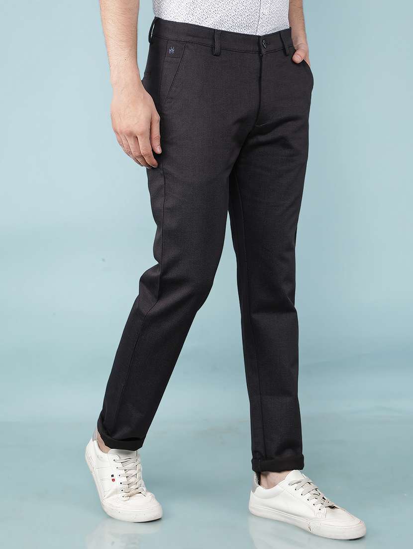 men mid rise solid chino trouser - 21495995 -  Standard Image - 2