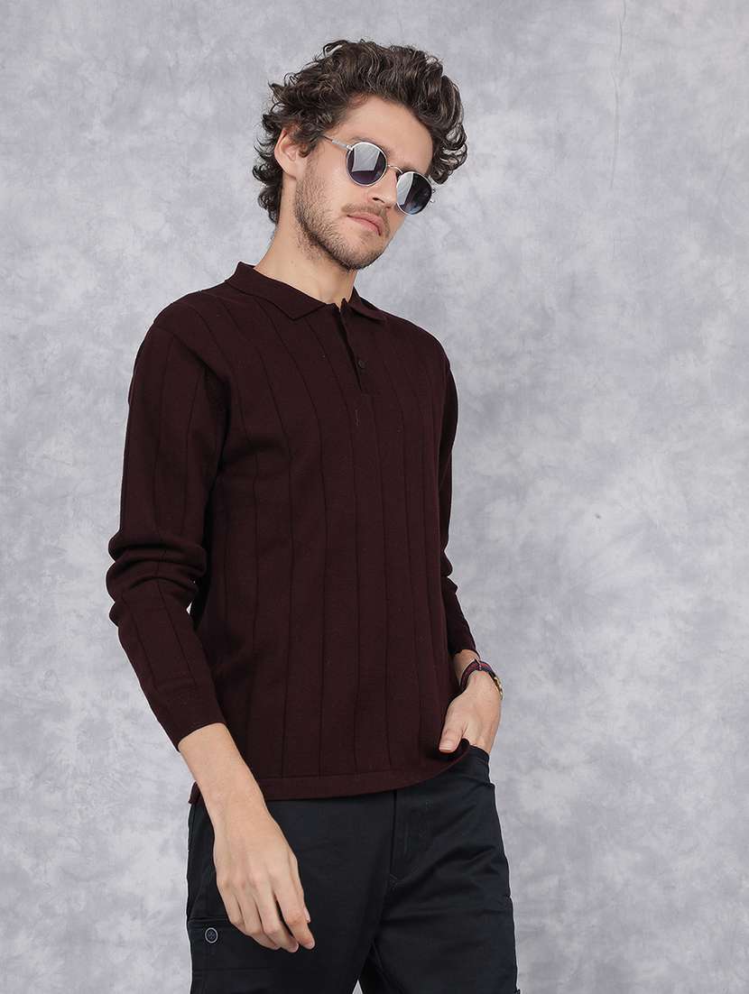 men polo neck plain t-shirt - 21496038 -  Standard Image - 2