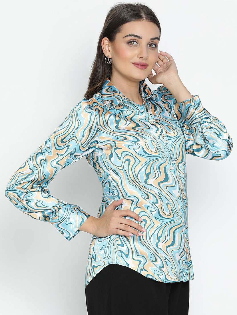 women multicolored printed shirt - 21496525 - Standard Image - 2