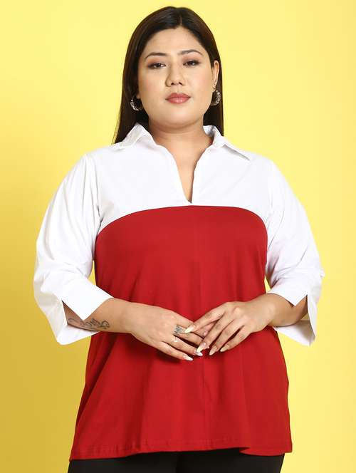 multi colored cotton regular top - 21496677 -  Standard Image - 0