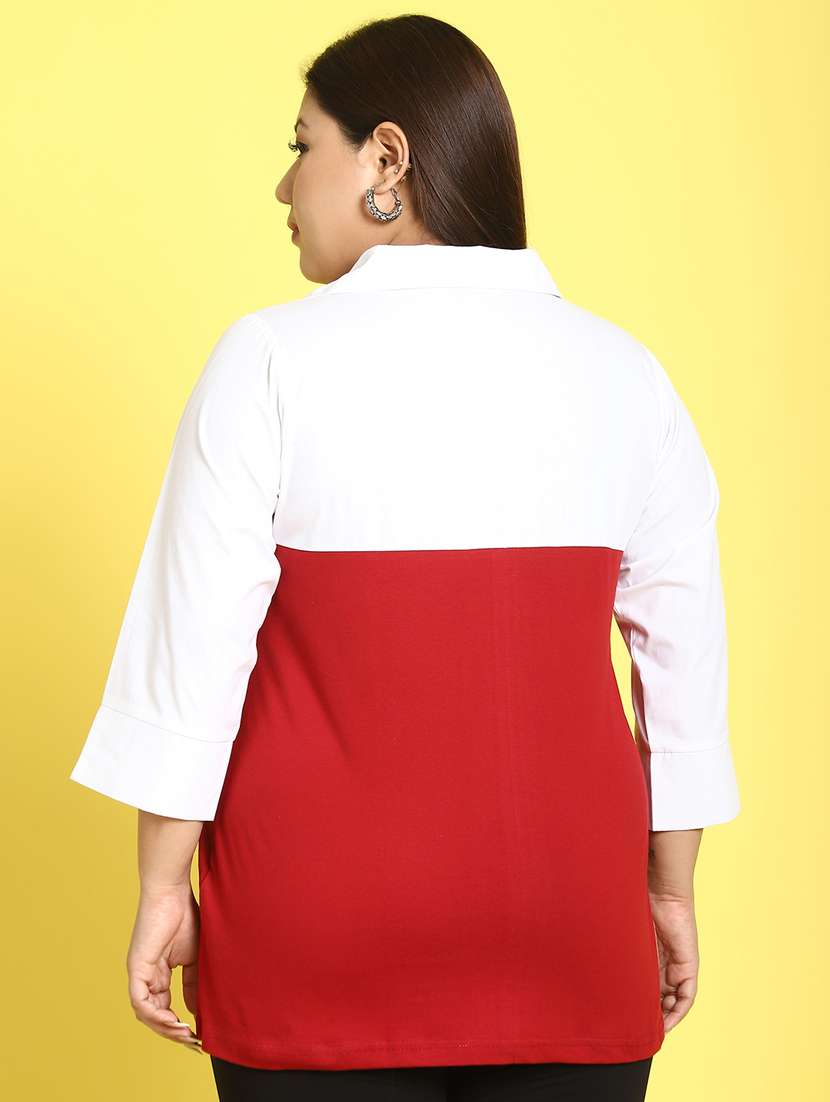 multi colored cotton regular top - 21496677 - Standard Image - 2