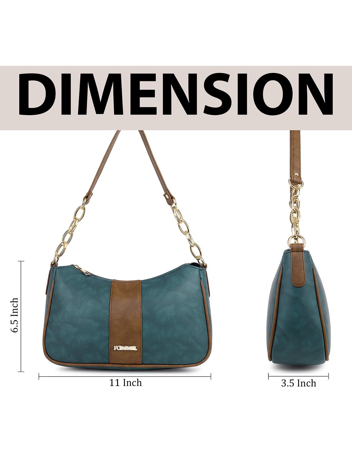 women teal green colorblocked sling bag - 21496693 - Standard Image - 2