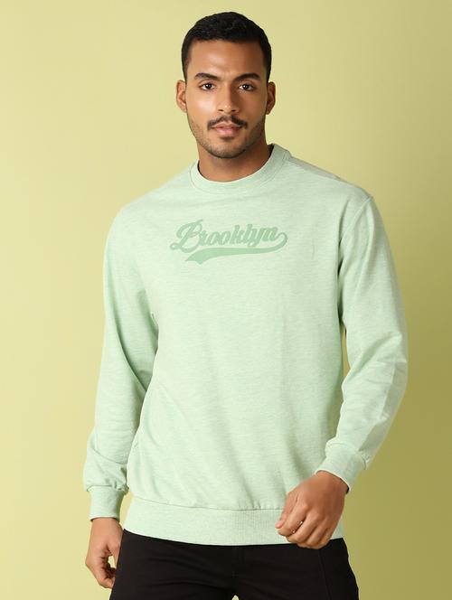 men long sleeve chest printed sweatshirt - 21496810 - Standard Image - 0