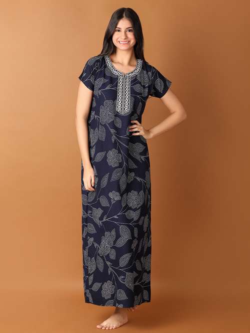 Buy cotton night dress for ladies in India @ Limeroad Buy cotton night dress for ladies in India @ Limeroad