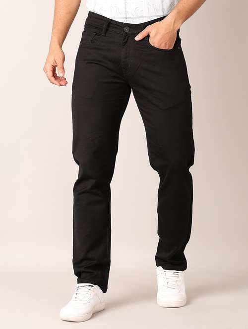 men solid slim fit jeans - 21496969 - Standard Image - 0