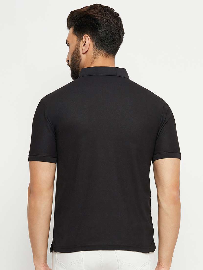 men polo neck plain t-shirt - 21497051 -  Standard Image - 2