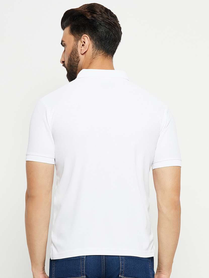 men polo neck plain t-shirt - 21497061 -  Standard Image - 2