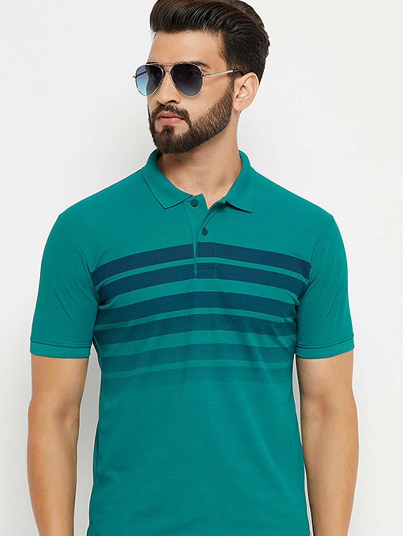 men polo neck striped t-shirt - 21497081 -  Standard Image - 2