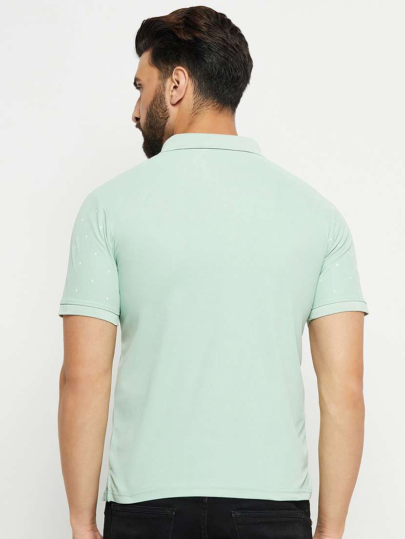 men polo neck plain t-shirt - 21497092 -  Standard Image - 2