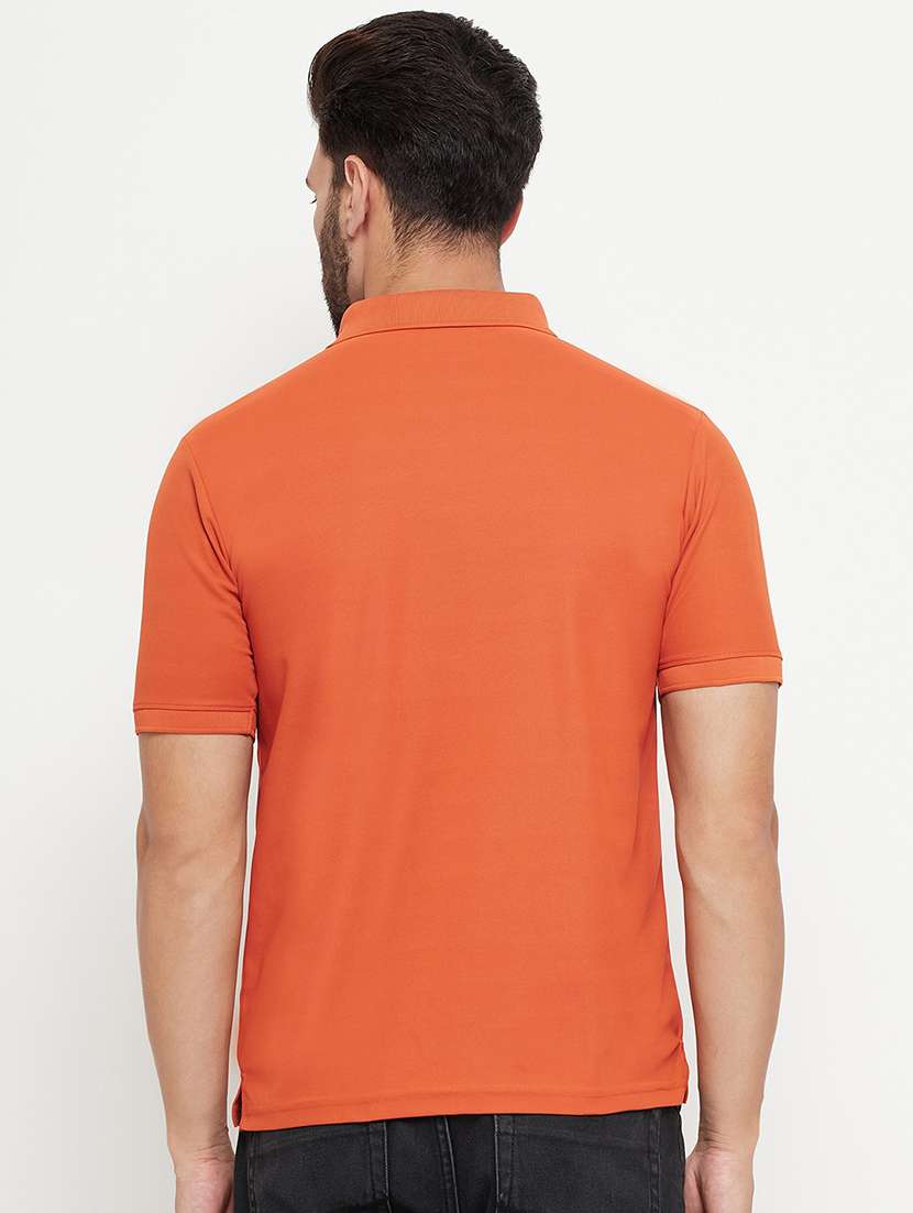 men solid short sleeve polo t-shirt - 21497107 -  Standard Image - 2